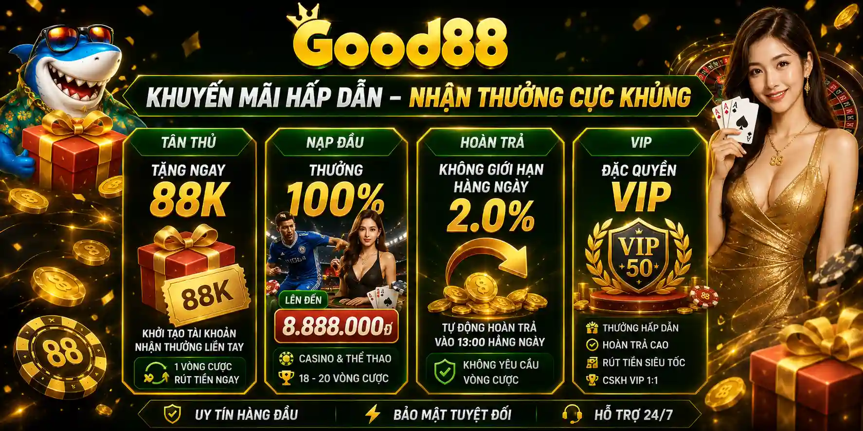 Tổng Hợp Chương Trình Khuyến Mãi GOOD88 Hấp Dẫn Nhất