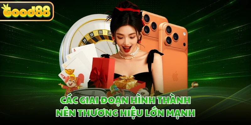 Các giai đoạn hình thành nên thương hiệu lớn mạnh