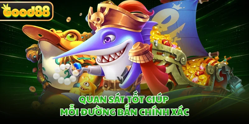 Quan sát tốt giúp mỗi đường bắn chính xác